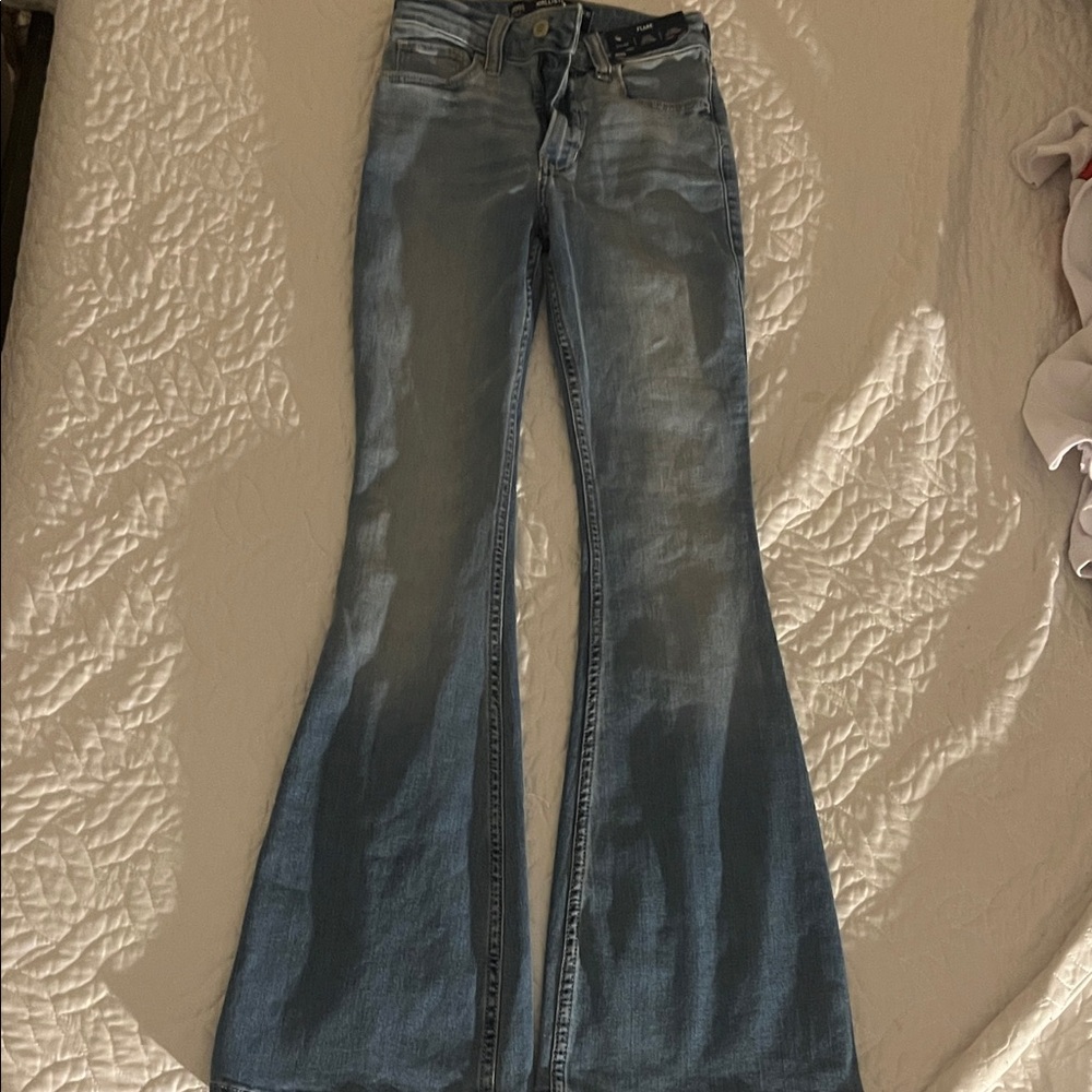 Hollister Light Blue Flare Jeans
